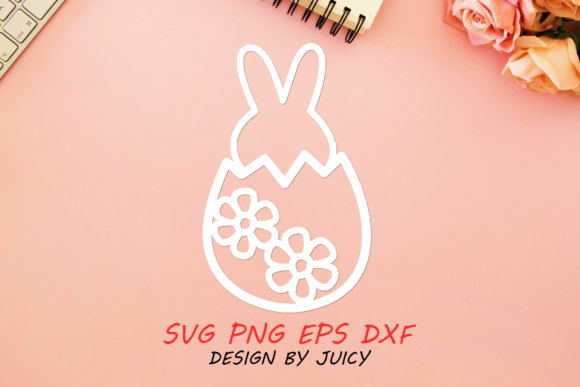 Easter Bunny in the Egg Svg: Graphics and Crafts for Creative Publishing