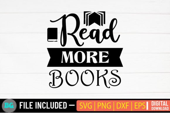 Read More Books - Reading Svg
