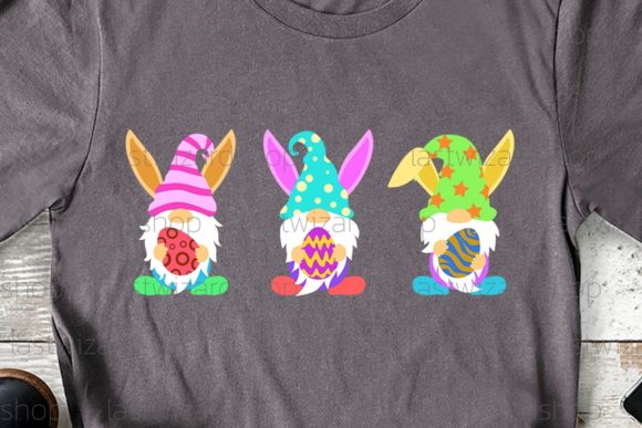 Trio Easter Gnomes Svg: Crafts & Graphics