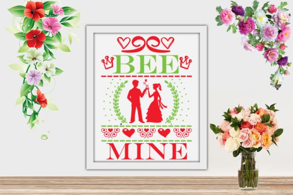 Valentine Svg - Bee Mine