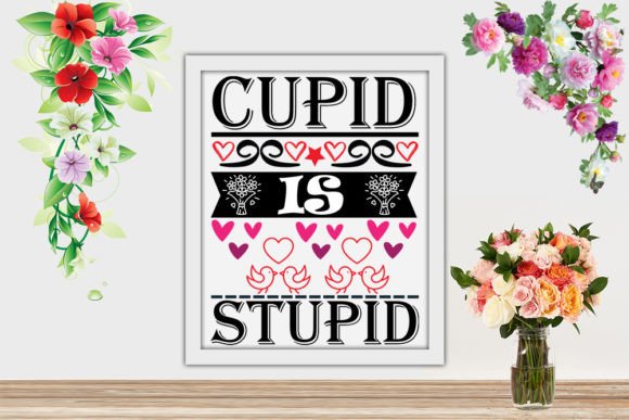 Valentine Svg - Cupid is Stupid